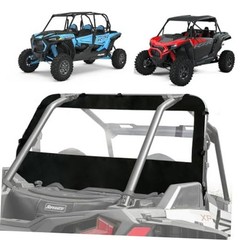 RZR 1000 XP Soft Rear Window, Full Back Windshield Dust Panel | Compatible