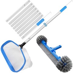 All in One Pool Cleaning Kit – 18 » Repairable Pool Nylon Net & 18 » Detachable