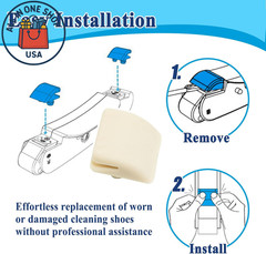 AXV014SP Pool Cleaner Slotted Shoe Kits for Enhanced Efficiency 8-Pack
