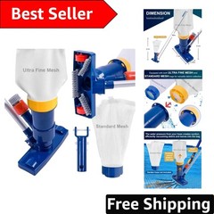 Portable Handheld Pool Vacuum Cleaner – Safe for All Pool Liners, 2025 Upgrade