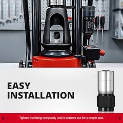 Crimp Swivel Hose End Fitting for CPE Braided Hose 6AN Straight