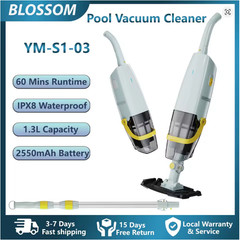 YM-S1-03 Cordless Handheld Pool Vacuum Cleaner Rechargeable IPX8 Waterproof