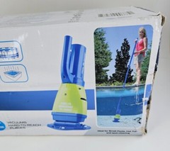 Pool Blaster Aqua Broom TURBO Rechargeable Pool & Hot Tub Cordless Vacuum Opnbox