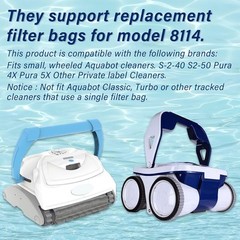 Upgrade Pool Cleaner Fine Filter Bag Replacement for Aquabot/Aqua Bag…