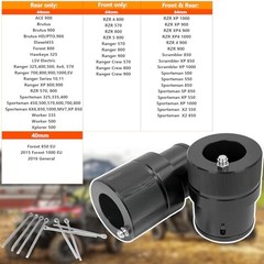 40mm & 44mm Front Rear Wheel Bearing Greaser Tool Compatible with Most ATV UTV