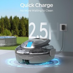 Effortless S2 Cordless Pool Cleaner – Durable & Battery Powered, 7.3 lbs