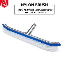 Aluminium Alloy High Quality 18&Prime; Swimming Pool Cleaning Brush Head Nylon Bristle