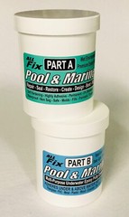 All Fix H2O EPOXY PUTTY Pool Repair Tile Gunite Stone Concrete Fiberglass Leaks
