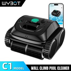 WYBOT C1 Pool Vacuum Robot Wall Climbing Cordless Robotic Pool Cleaners Inground