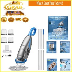 V3 Cordless Pool Vacuum Cleaner for Inground & Above Ground Pools 26.5 GPM