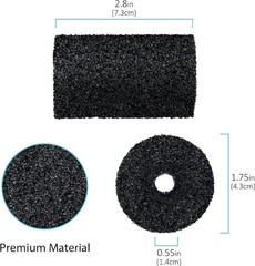 MUSCCCM for Polaris Pool Cleaner Parts, 6 Pack 6 (Black), Black-6