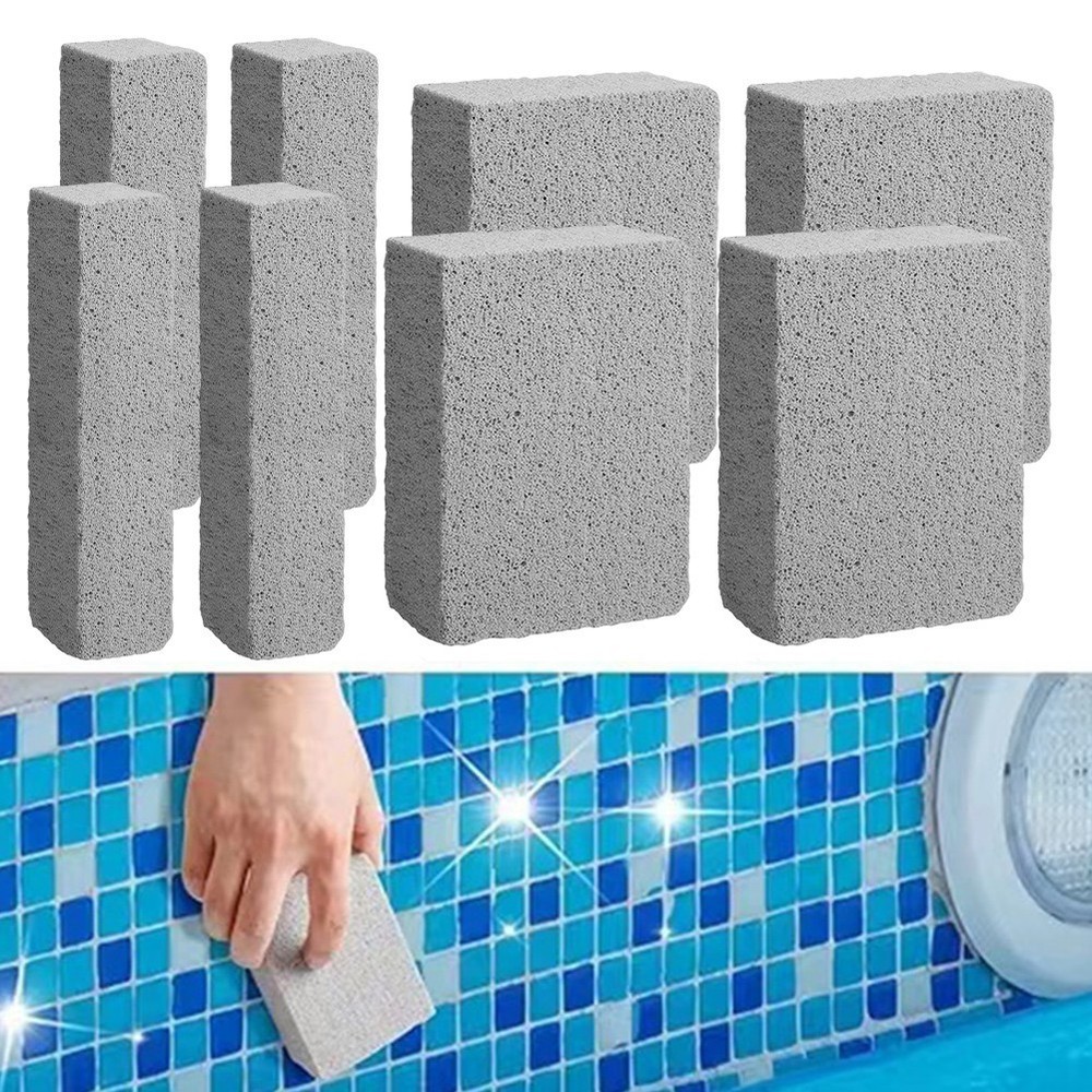 Pumice Stone Set of 8 for Cleaning Pool For Tiles and Kitchen Surfaces