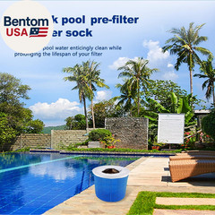 40 Pack Pool Skimmer Socks for Filters Baskets/Hot Tub Filter, Works Perfect wit