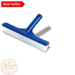 Professional-Grade Pool Brush – 10-Inch Nylon Bristles with EZ Clip Design