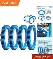 4-Pack Heavy-Duty Replacement Tires for Hayward Pool Cleaners – Quick Install