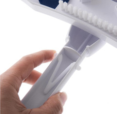Cabezal de aspiradora manual lastrado para piscina, con cepillos laterales grand