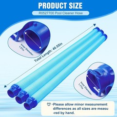 5-Pack Upgrade R0527700 Pool Cleaner Hose for Zodiac MX6 MX8-39 Inch Twist Lock