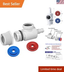 Efficient Universal Wall Fitting UWF Assembly for Zodiac & Pentair Cleaners