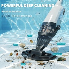 Handheld Pool Vacuum Cleaner, Updated Cordless Pool Cleaner with Powerful Suc…