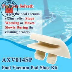 AXV014SP Pool Cleaner Slotted Shoe Kits for Enhanced Efficiency 8-Pack