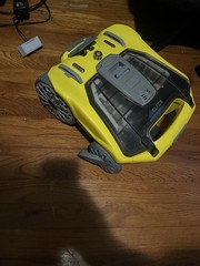 ELF08 PRO Cordless Wall Climbing Robotic Pool Cleaner 2.5Hr Yellow Gray