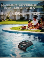 Robotic Pool Vacuum Cleaner 2026 Cordless Robotic Pool