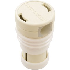 4-9-405 Zodiac High Flow Threaded Cleaning Head, Light Cream