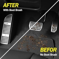 Truck Step Mounted Brush, Heavy Duty Boot Brush Cleaner, Universal Boot