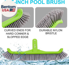 Deluxe Swimming Pool Cleaning Kit with Spa Jet Vacuum Cleaner,Brush, Semi-Deep S