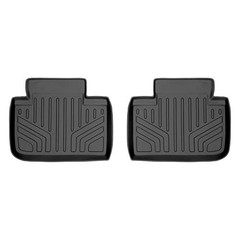 MAXLINER Floor Mats 2nd Row Liner Black for 2014-2018 Lexus IS Sedan Rear