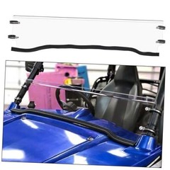 Clear Half Windshield Polycarbonate Compatible with Polaris 2008-2013 RZR 800