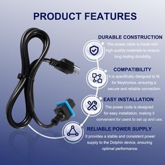 Power Cord 58984402LF for Maytronics Dolphin Pool Cleaners Power Supply Devices
