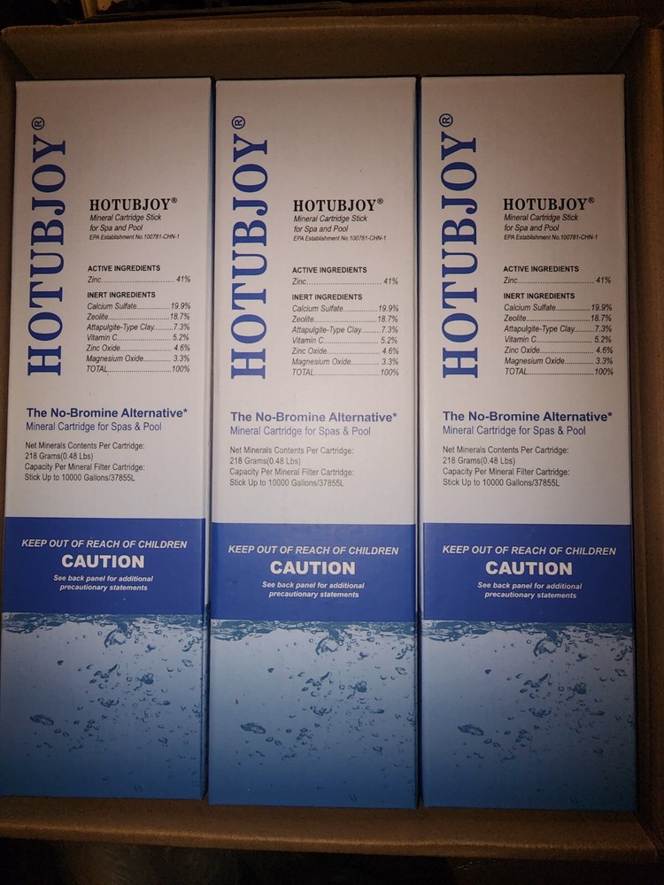 3 Pack Hot Tub Joy Mineral Ion Cartridge Filters Brings Crystal Clean Water