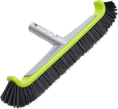 Pool Brush Head 17.5 In Heavy Duty Aluminum Back Scrub Brushes for Wall Cleaning