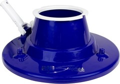 Poolmaster 28300 Big Sucker Manual Swimming Pool Debris Leaf Vacuum ~ Blue