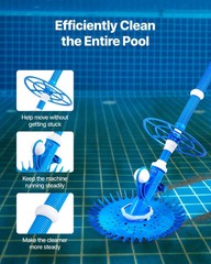 Suction Pool Cleaner, Automatic Pool Vacuum Cleaner, Suction Side Automatic Pool