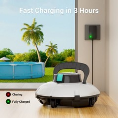 WYBOT S2 Solar Wall Climbing Robotic Pool Vacuum for Inground Pools Pool Cleaner