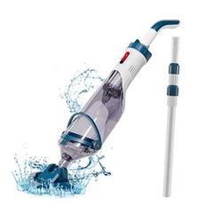 Pool Vacuum for Above Ground Pool with a Telescopic Pole, Running Blue PC10