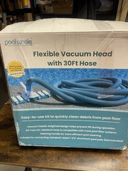 pool whale flexible vacuum head with 30 ft hose
