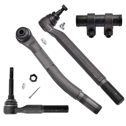 – 4WD Front Tie Rods Outer Tie Rod End Links Adjusting Sleeves Replacement