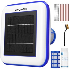 Solar Pool Ionizer Chlorine-Free Sun Shock & Water Purifier Up to 35,000 Gal