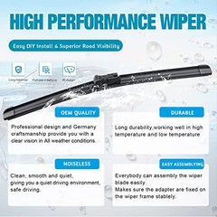 OEM Windshield Wiper Blades Replacement for Hyundai Veracruz 2007 2008 2009