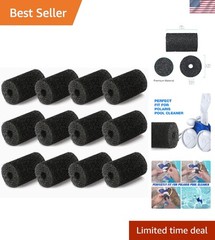 Polaris-Compatible Sweep Hose Tail Scrubber Pack – 12 Durable Replacement Parts