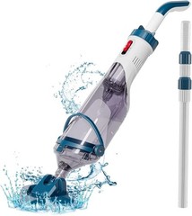 Complete Pool Cleaning Kit: Battery-Powered Vacuum with Telescopic Pole included
