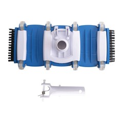 Side Brushed Pool Vacuum Head with Wheels and Swivel Handle Hose Connection3268