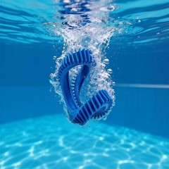 2Pcs 896584000-143 Blue Front Tires with Super Hump For Swimming Pool Cleaners