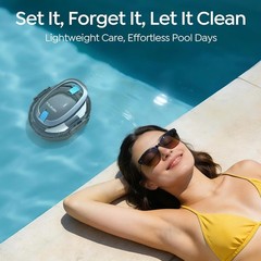 Effortless S2 Cordless Pool Cleaner – Durable & Battery Powered, 7.3 lbs