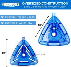 Heavy Duty Pool Vacuum Head – Adjustable Hose Connector for Easy Maneuverability