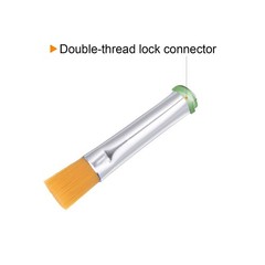 14G Brush Dispensing Tip 8mm Flat Needle Brush Tip 4.2mm ID for Dispensing Glue