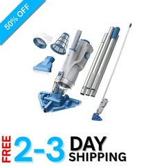 2025 Cordless Pool Cleaner with XL Head for Hard-to- Areas – 1- Service